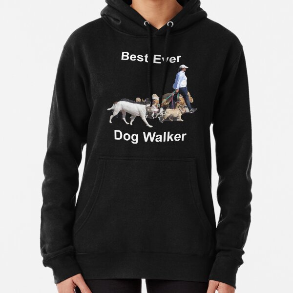 dog walking sweatshirt