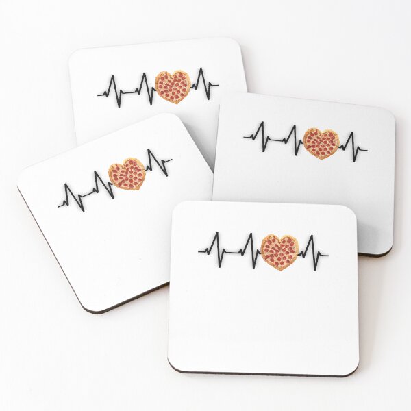 Item preview, Pizza Heartbeat Pizza Pulse Funny Pizza Quote designed and sold by theshirtinator.