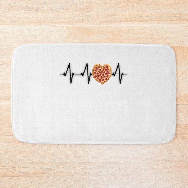 Artikelvorschau, Pizza Heartbeat Pizza Pulse Lustiges Pizza-Zitat entworfen und verkauft von theshirtinator.