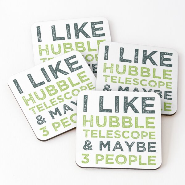 Item preview, I Like Hubble Telescope And Maybe 3 People  designed and sold by medbdj.