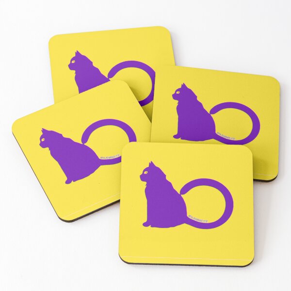 Aperçu de l'œuvre Drapeau intersexe chat créée et vendue par appcryptid.