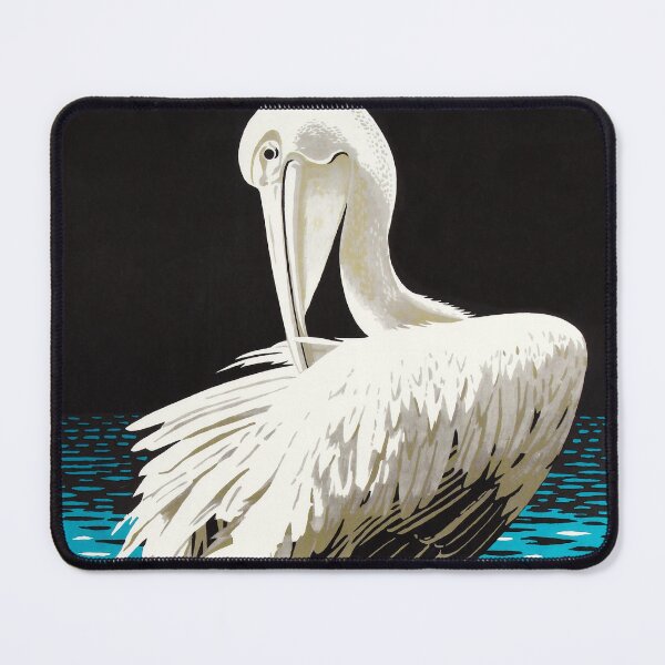 Item preview, TIERPARK BERLIN GERMANY ZOO Pelican Bird 1978 Vintage Tourism Advertisement Poster designed and sold by retroposters.
