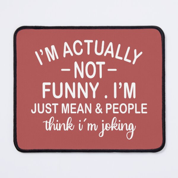 Item preview, Im Actually Not Funny designed and sold by Moeez Javed.