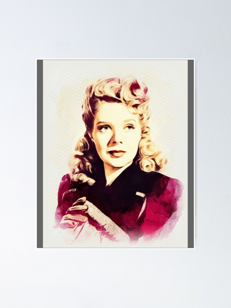 Alice Faye Movie Legend Classic Poster For Sale By Darriencuyler Redbubble 