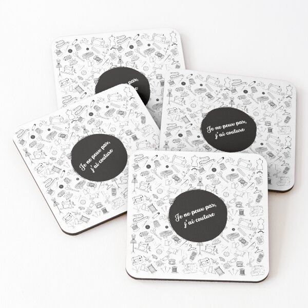 Item preview, No puedo, tengo alta costura en blanco y negro. designed and sold by PausePapote.