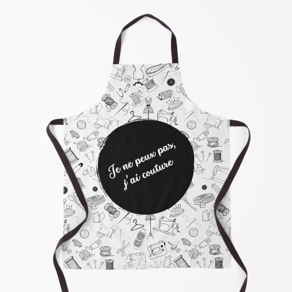 Item preview, No puedo, tengo alta costura en blanco y negro. designed and sold by PausePapote.