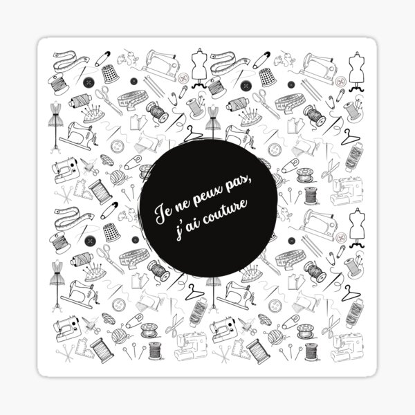 i-can-t-i-have-black-and-white-couture-sticker-for-sale-by-pausepapote-redbubble