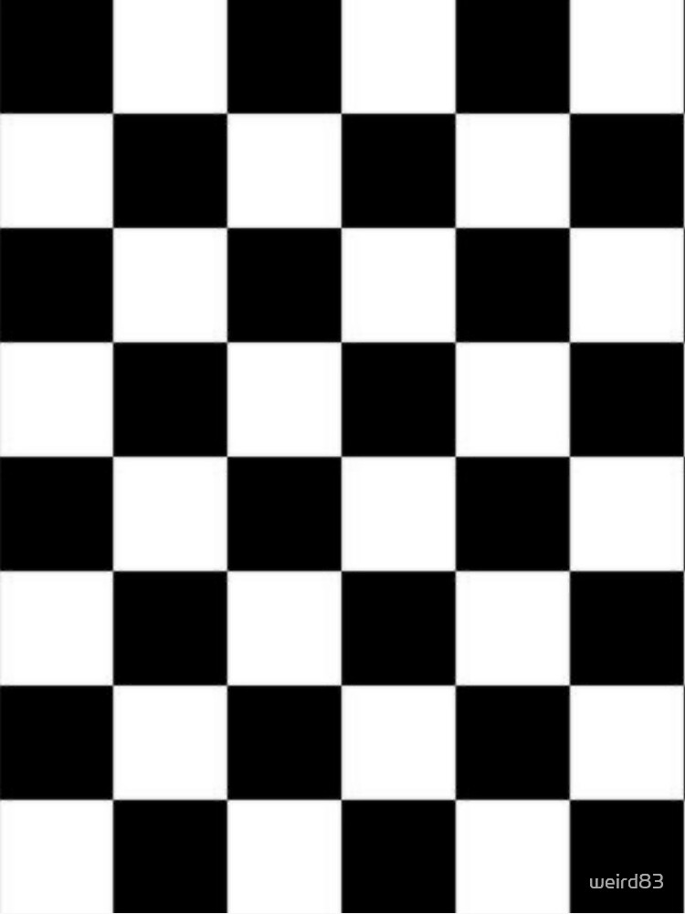 Pegatina «Tablero de ajedrez de tablero de ajedrez de línea de meta de ...