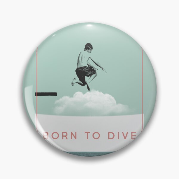 Item preview, Born To Dive Boy Diving Graphic Art designed and sold by boholoc0.