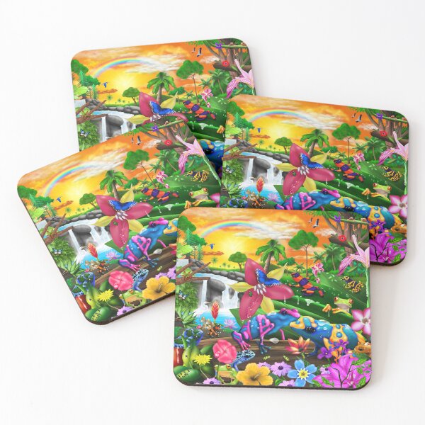 Item preview, Tropical Frogs designed and sold by GeraldNewtonArt.