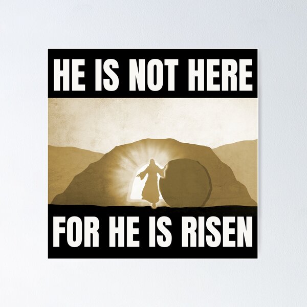 Item preview, He is Risen 3 designed and sold by KingsManKind.