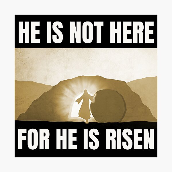 Item preview, He is Risen 3 designed and sold by KingsManKind.