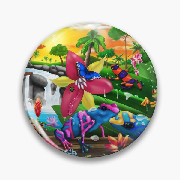 Item preview, Tropical Frogs designed and sold by GeraldNewtonArt.