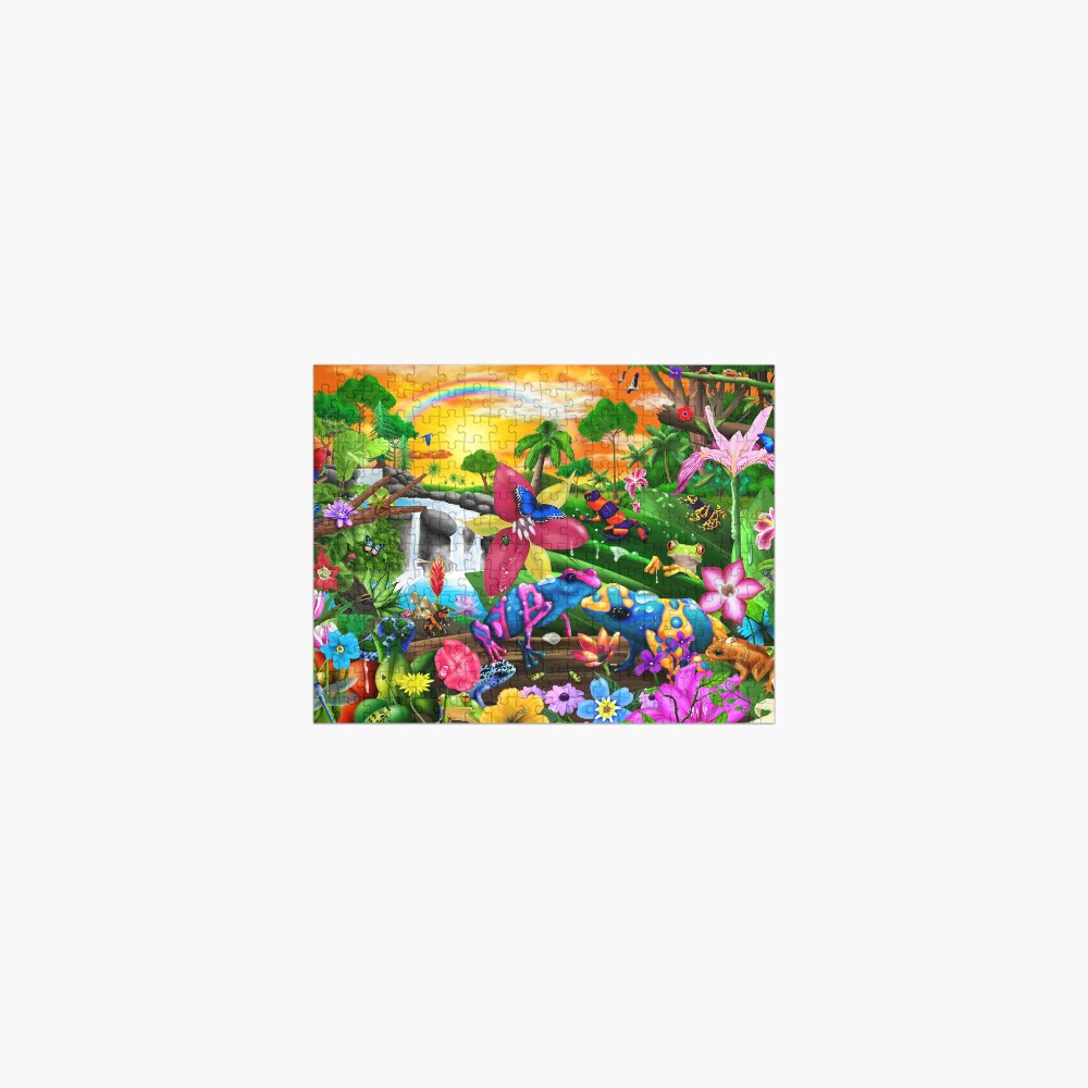 Tropical Frogs Jigsaw Puzzle
