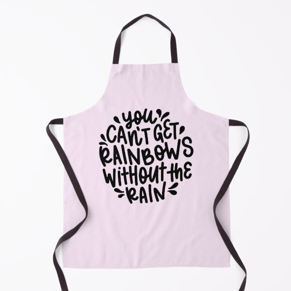 Item preview, You can't get rainbows without the rain - Quote designed and sold by TheBubblyType.