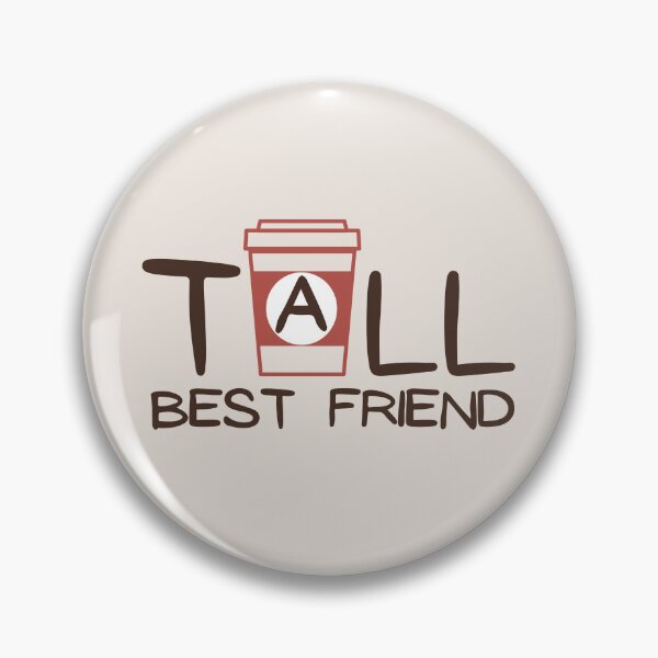 Item preview, Tall Best Friend - Cute Matching Coffee Gift designed and sold by Dip-Art.
