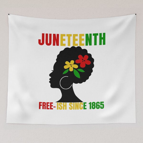 Item preview, Afro Woman Juneteenth Day My Ancestors Weren't Free in 1776 July 4th Black African American Pride Gift  designed and sold by Seoul26.
