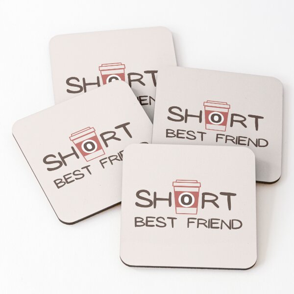 Item preview, Short Best Friend - Cute Matching Coffee Gift designed and sold by Dip-Art.