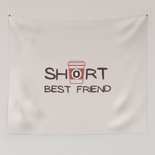 Item preview, Short Best Friend - Cute Matching Coffee Gift designed and sold by Dip-Art.