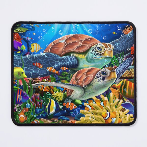 Item preview, Turtle's Ocean Paradise designed and sold by GeraldNewtonArt.