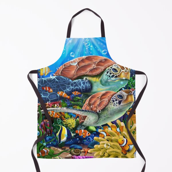Item preview, Turtle's Ocean Paradise designed and sold by GeraldNewtonArt.