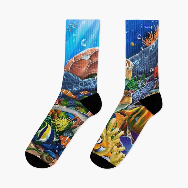 Item preview, Turtle's Ocean Paradise designed and sold by GeraldNewtonArt.