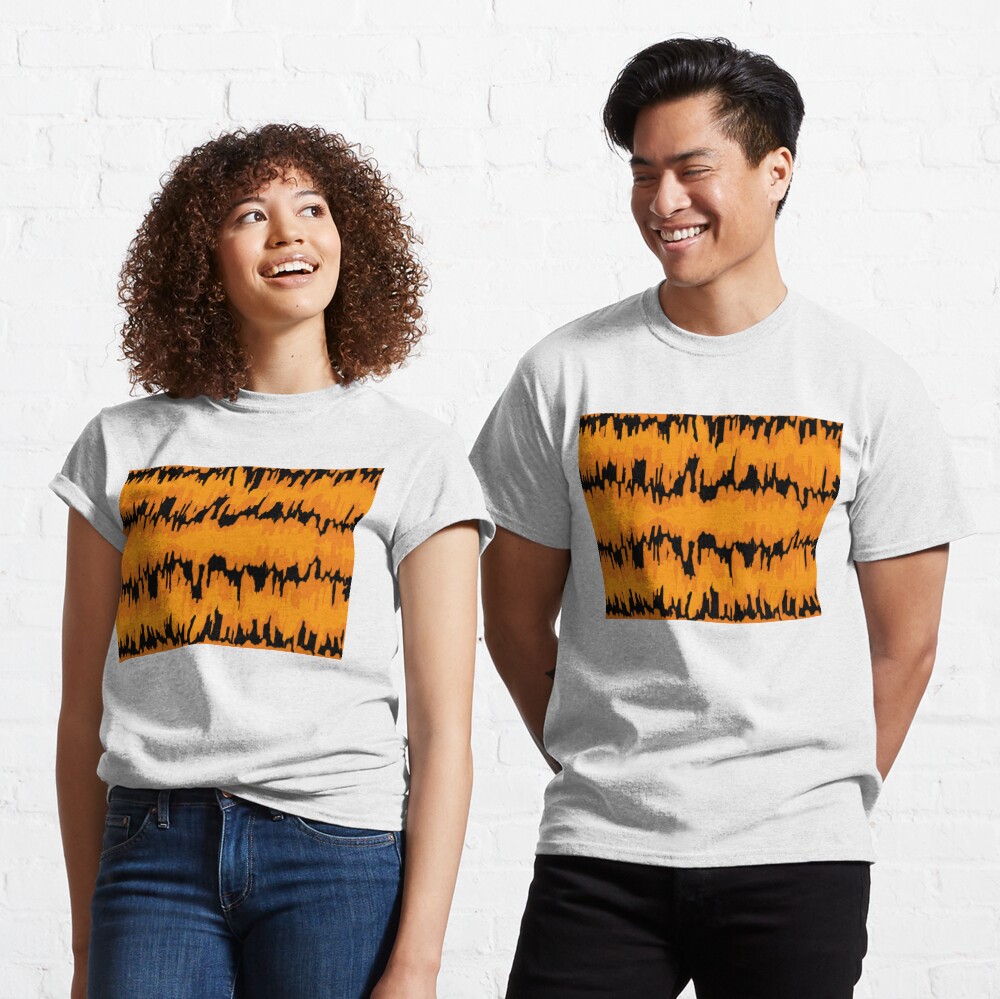 Black and Orange Los Angeles T-shirt Essential T-Shirt for Sale by AhmedGr