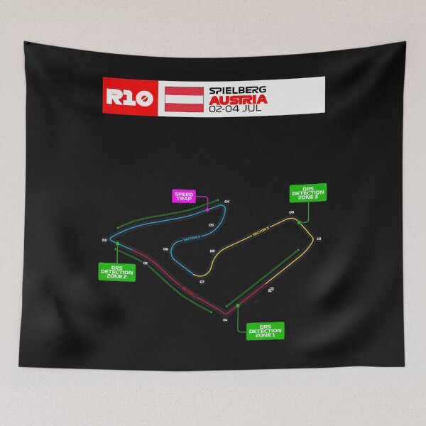 Item preview, Austrian Grand Prix Calendar Formula Race Car Circuit Name designed and sold by Melle123234.