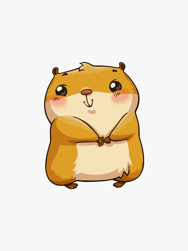 x hamster, hamster face,hamster life | Sticker