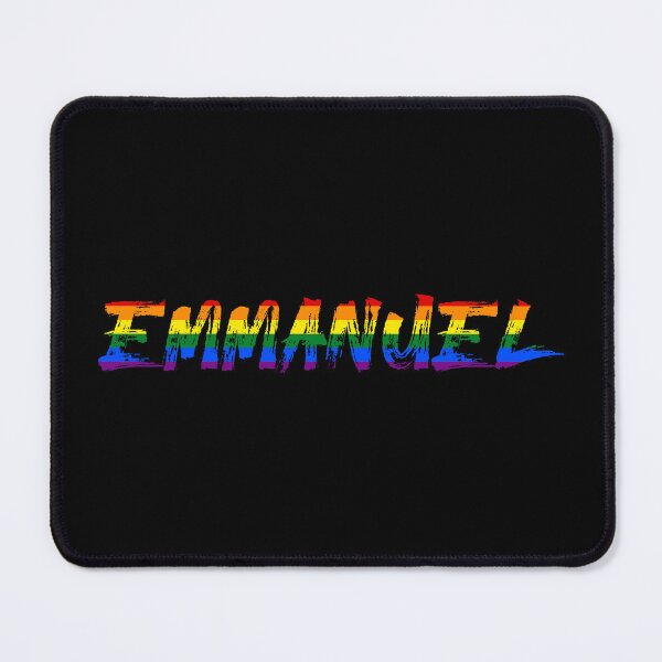 Item preview, Men rainbow name gay Emmanuel designed and sold by LoveIsColorful.