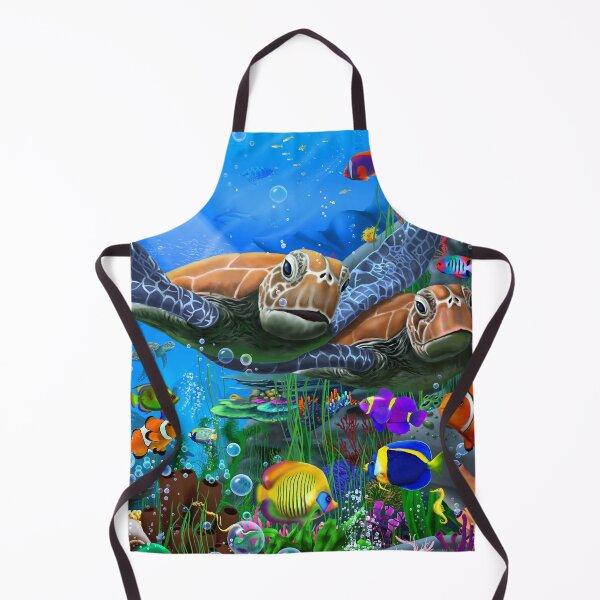 Item preview, Turtle's Ocean designed and sold by GeraldNewtonArt.