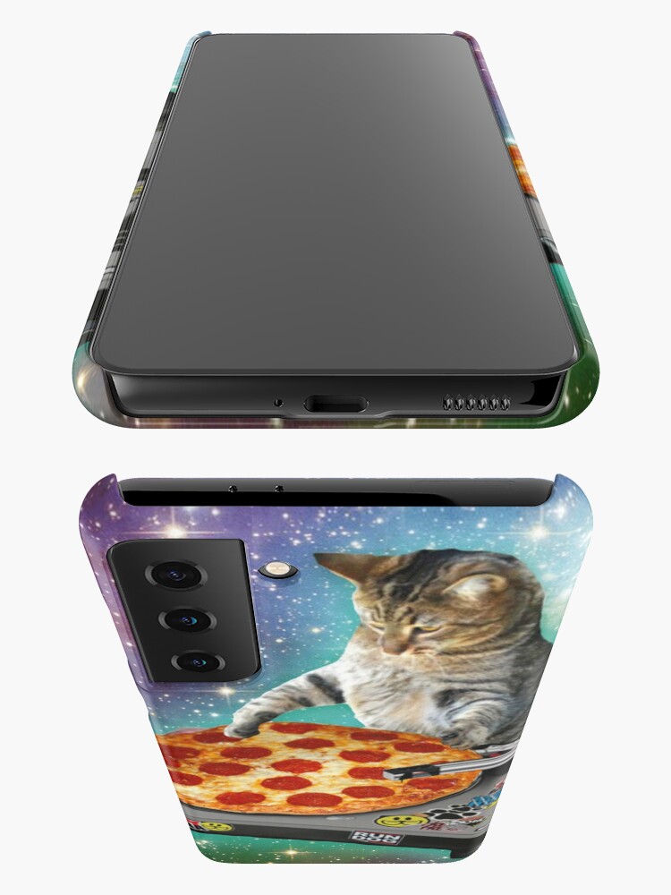 DJ CAT pizza | Samsung Galaxy Phone Case