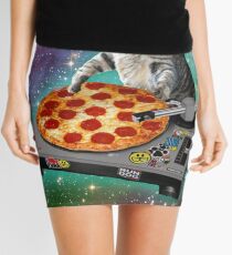 DJ CAT pizza Mini Skirt