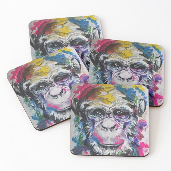Item preview, Chimp in multicolour designed and sold by HELEN IRELAND.