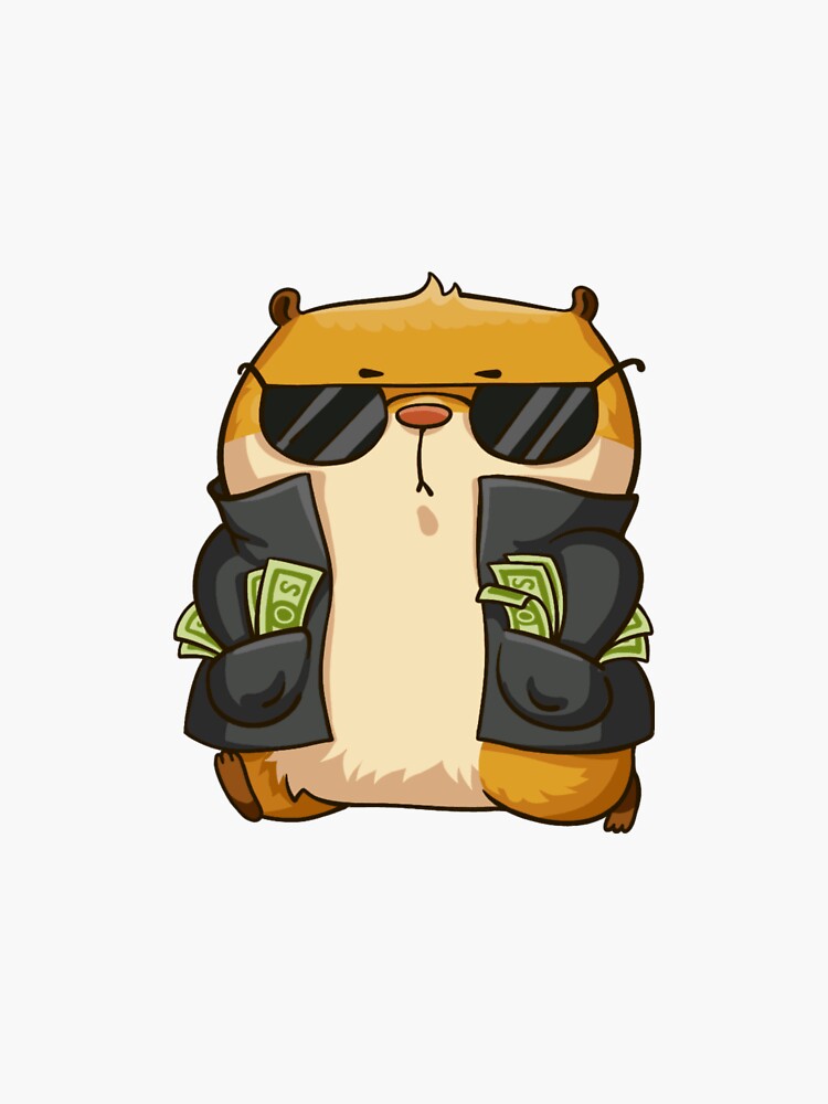 x hamster, hamster face,hamster life | Sticker