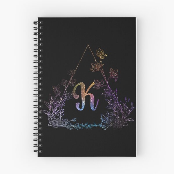 Item preview, Cute Floral Monogram K | Monogram k designed and sold by ModernStyleBoho.