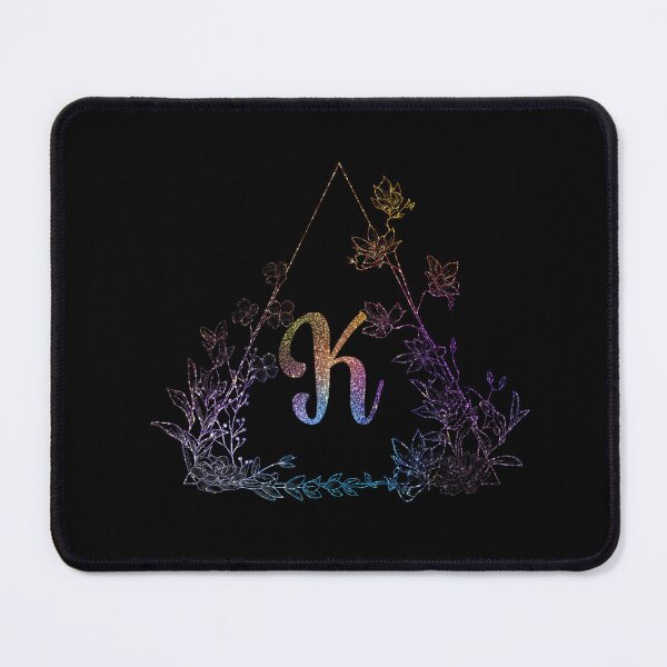 Item preview, Cute Floral Monogram K | Monogram k designed and sold by ModernStyleBoho.