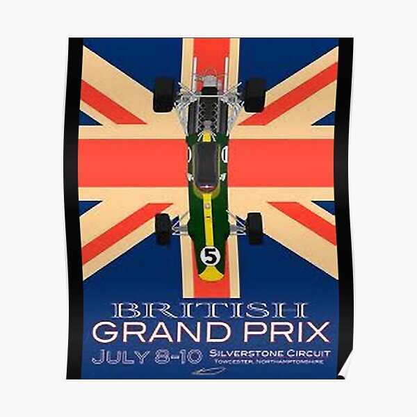 "British Grand Prix" Poster for Sale by Melle123234 Redbubble