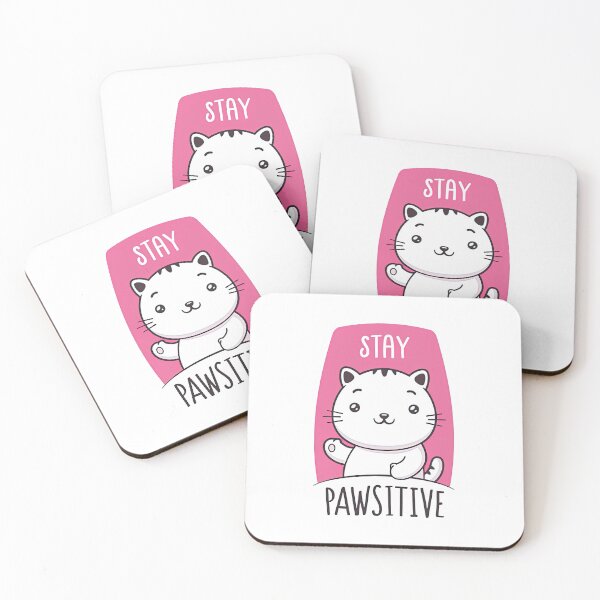 Item preview, Stay Pawsitive, Pawsitive, Pawsitive Vibes designed and sold by graphic-genie.