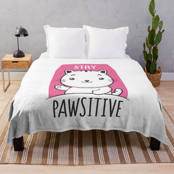 Item preview, Stay Pawsitive, Pawsitive, Pawsitive Vibes designed and sold by graphic-genie.