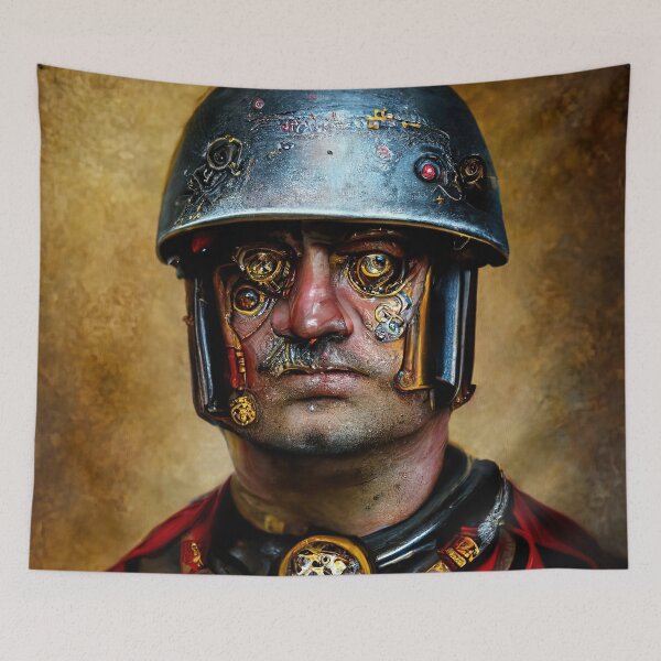 Item preview, Steampunk Soldier designed and sold by AM FineArtPrints.