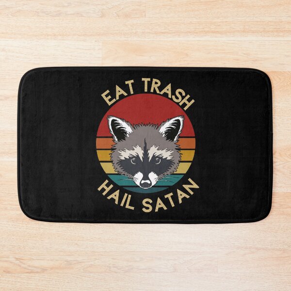 Item preview, Eat Trash, Hail Satan | Raccoon design designed and sold by SocialTekkie.