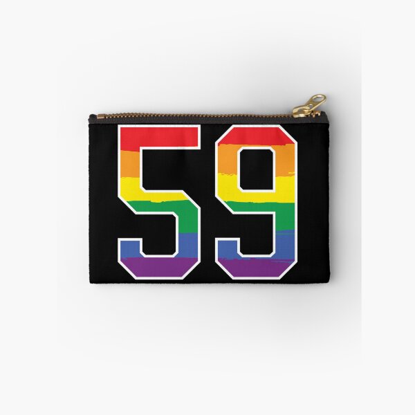 Item preview, Number 59 Rainbow LGBT pride fifty nine designed and sold by LoveIsColorful.