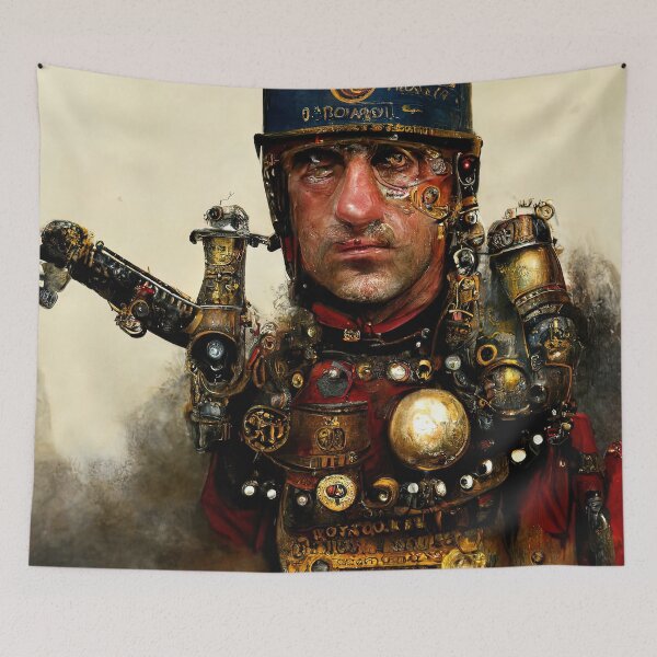 Item preview, Steampunk Soldier designed and sold by AM FineArtPrints.