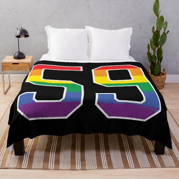 Item preview, Number 59 Rainbow LGBT pride fifty nine designed and sold by LoveIsColorful.