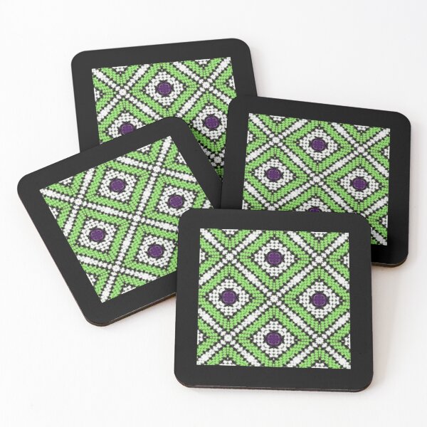 Item preview, Traditional Beads for Africa, African beadwork, Green diamonds Classic  designed and sold by barbiesikeld.