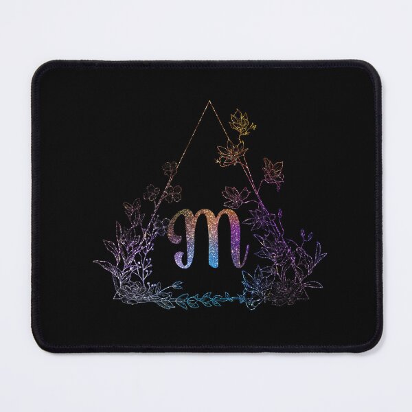 Item preview, Cute Floral Monogram M | Monogram M designed and sold by ModernStyleBoho.