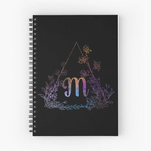 Item preview, Cute Floral Monogram M | Monogram M designed and sold by ModernStyleBoho.