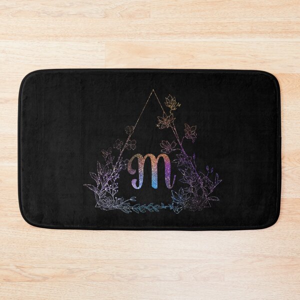 Item preview, Cute Floral Monogram M | Monogram M designed and sold by ModernStyleBoho.