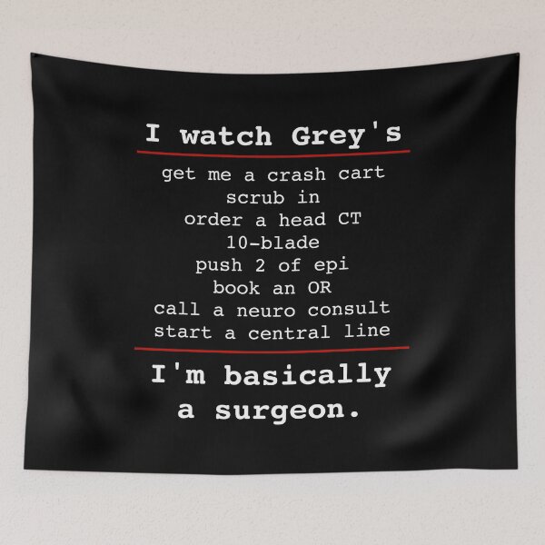 Item preview, I Watch Grey's Get Me a Crash Cart Scrub In Order a Head CT designed and sold by AsmaAkther.